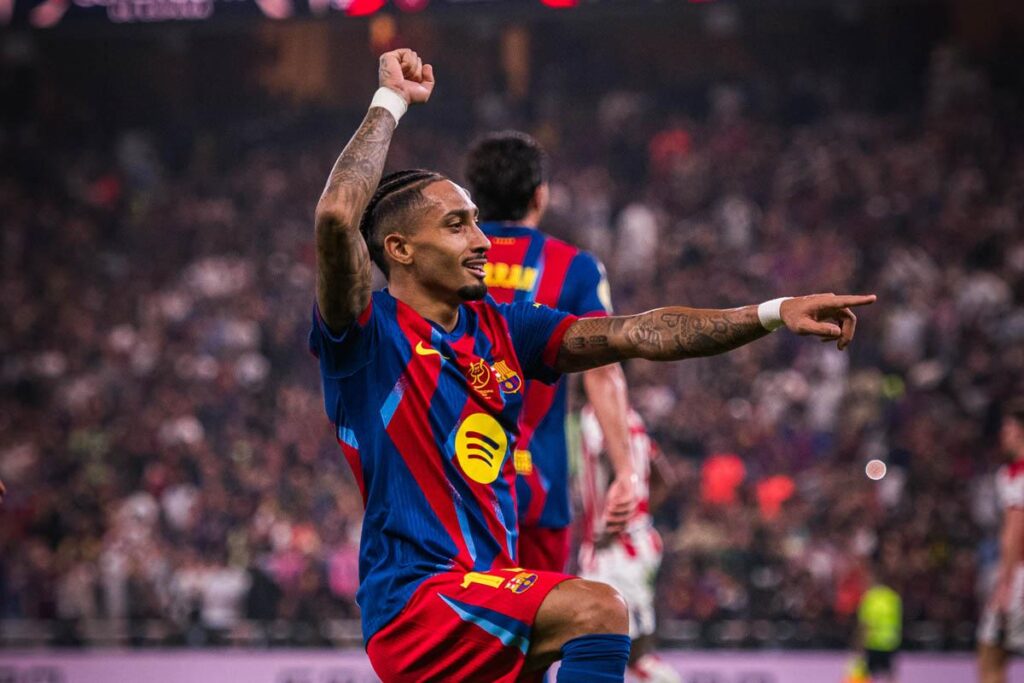 Raphinha Tỏa Sáng Giúp Barcelona Chiến Thắng Chấn Động Trước Bilbao